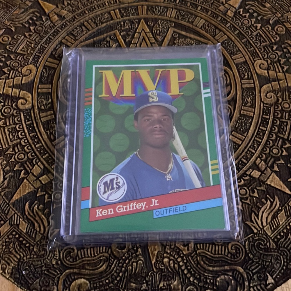 Ken Griffey Jr. Donruss #392 1990 Leaf Error Card
